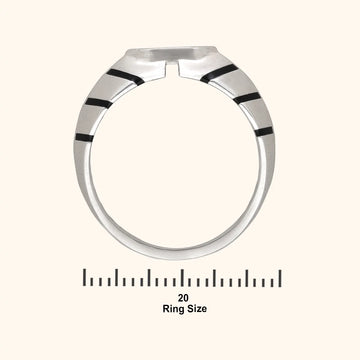 Moonlit Majesty Platinum Ring